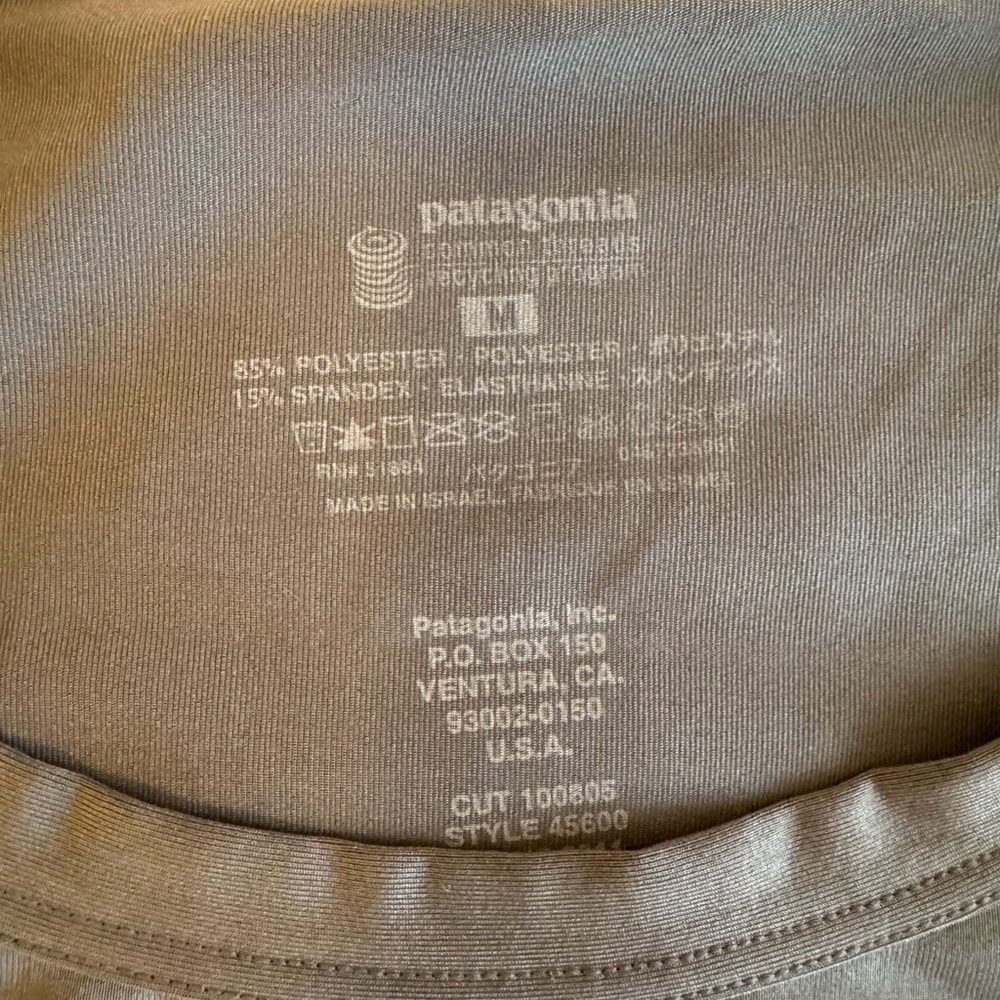 Patagonia Gray Athletic T-Shirt - Picture 2 of 4